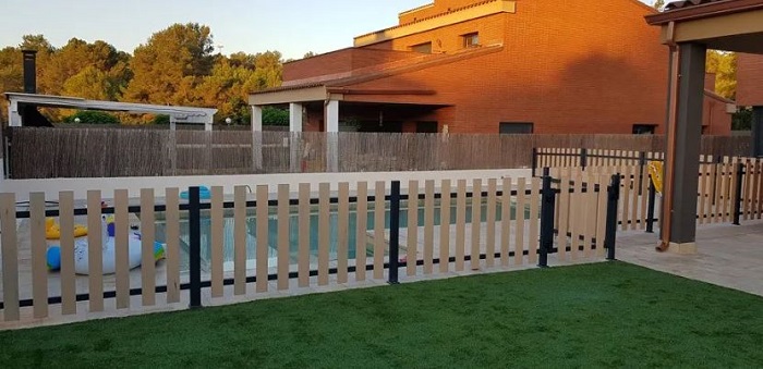 фиксированный забор для бассейна