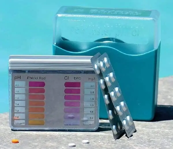 Kit de análisis pastilla para pH piscina