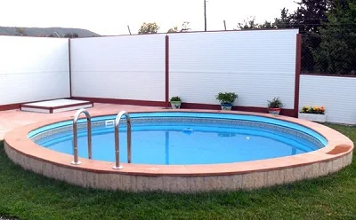 piscina circular gre enterrada