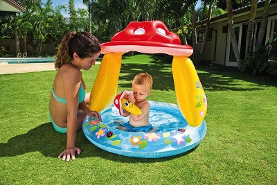 piscina hongo bebe