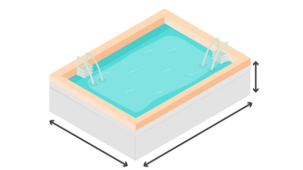 calcular litros piscina