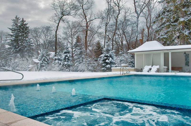 temperatura piscina exterior invierno