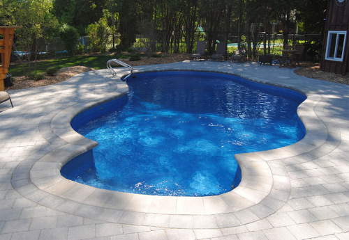 liner de pvc para piscinas azul