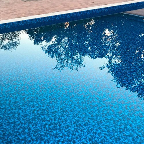 liner piscina estampado azul