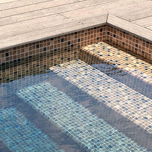 liner piscinas mosaico arena